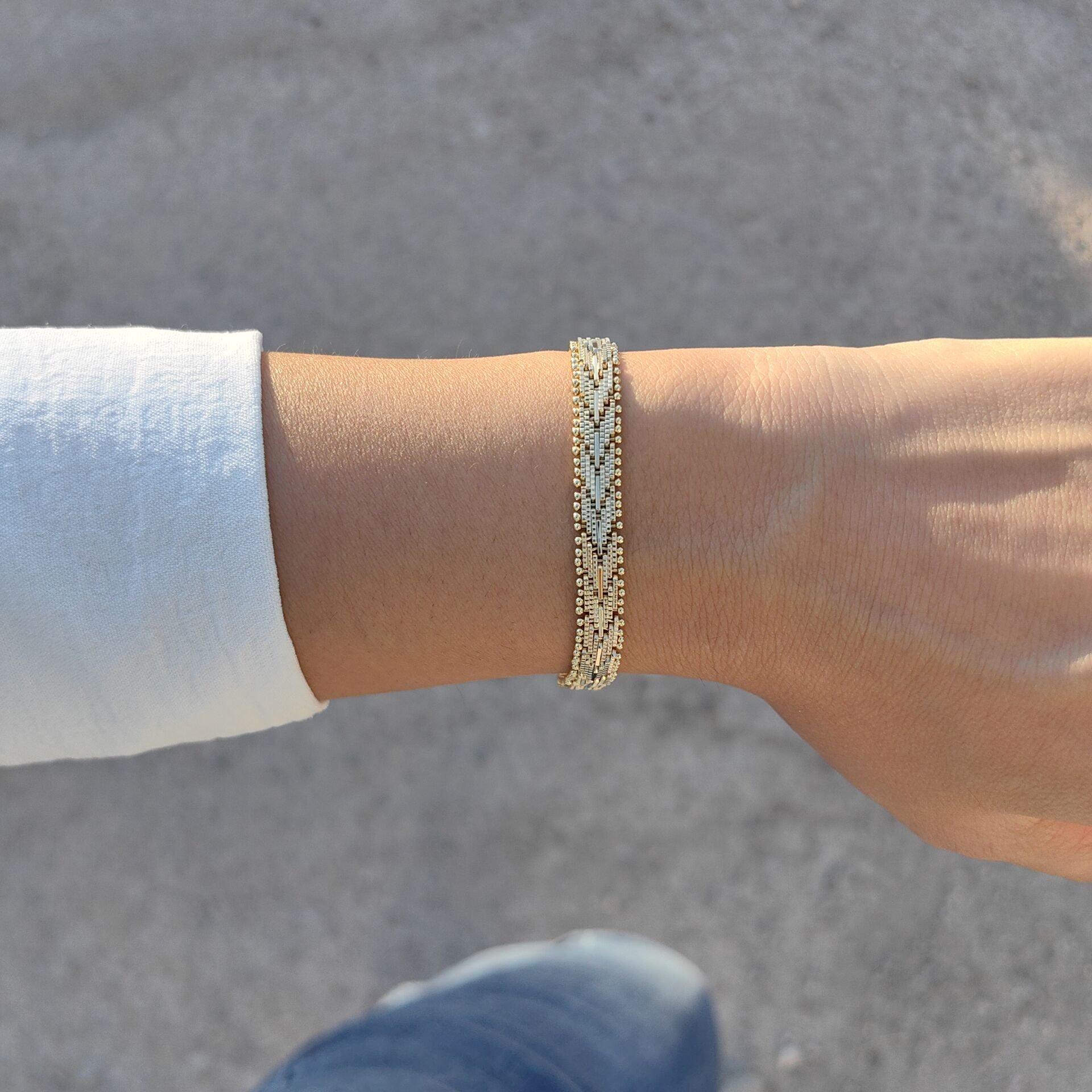 14 AYAR ALTIN KAPLAMA BİLEKLİK