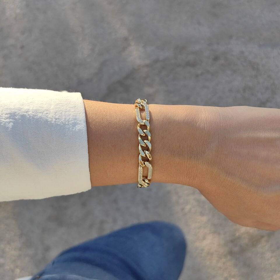 14 AYAR ALTIN KAPLAMA BİLEKLİK