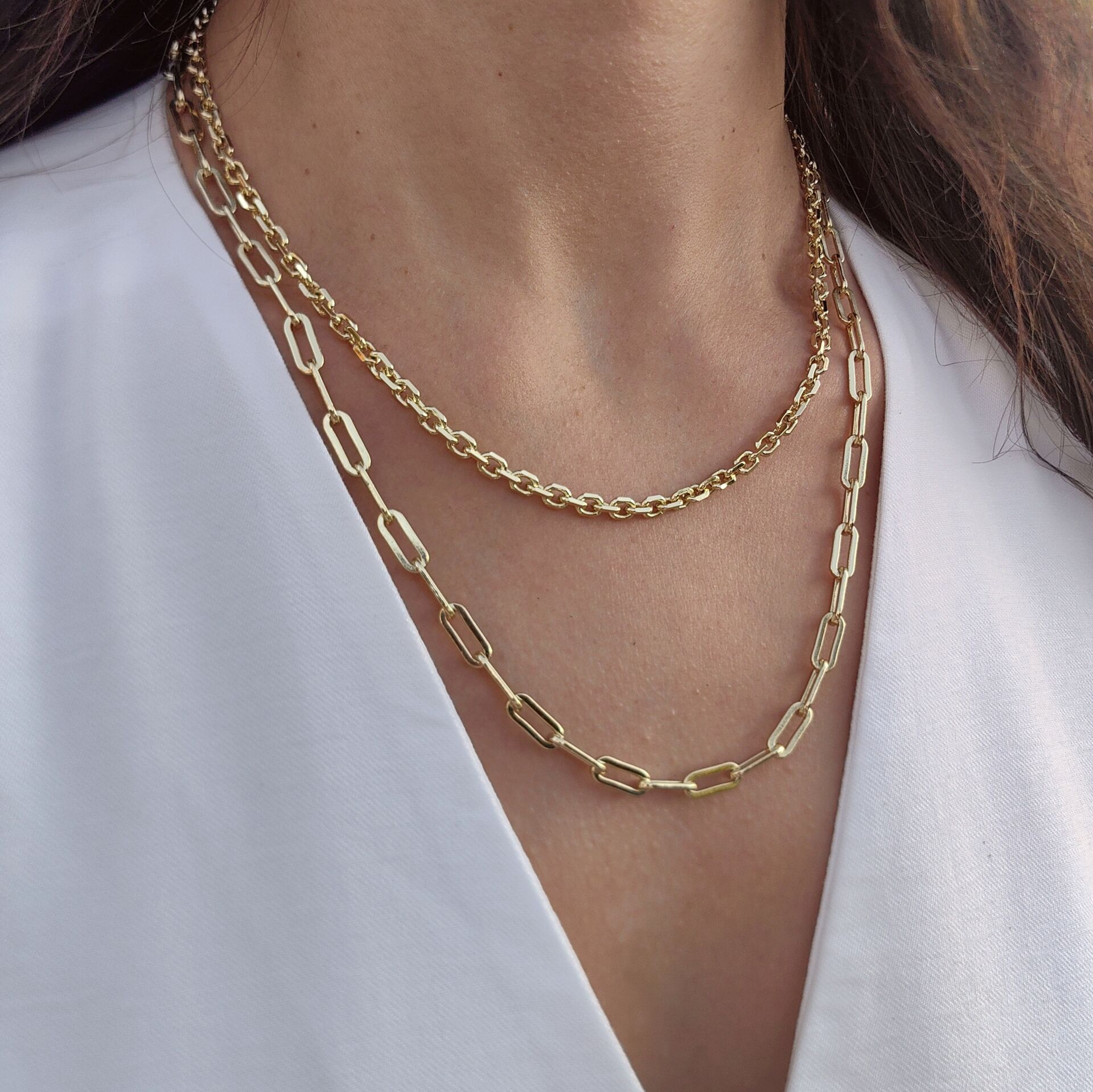 14 AYAR ALTIN KAPLAMA SPOR ZİNCİRLER