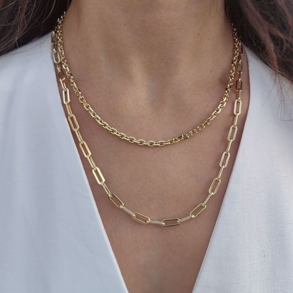 14 AYAR ALTIN KAPLAMA SPOR ZİNCİRLER