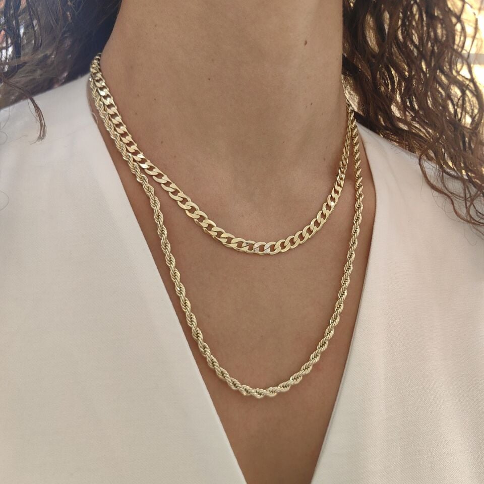 14 AYAR ALTIN KAPLAMA ZİNCİRLER