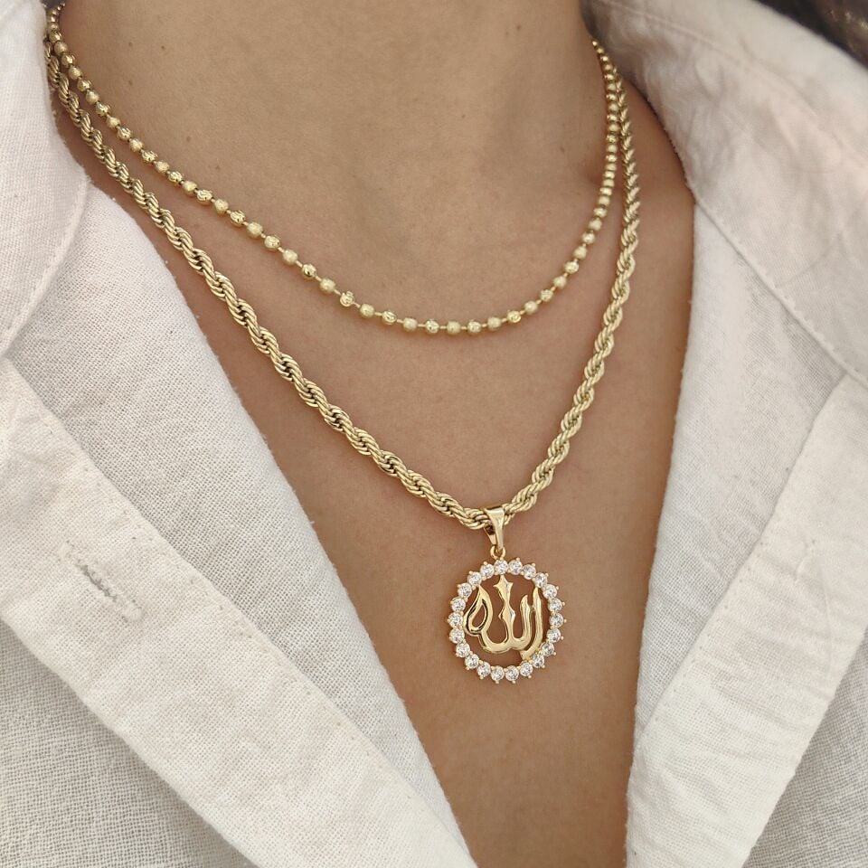 14K ALTIN KAPLAMA ZİNCİR KOLYELER