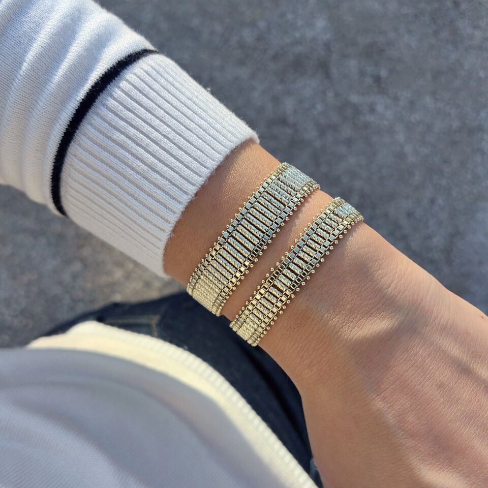 14K ALTIN KAPLAMA BİLEKLİKLER