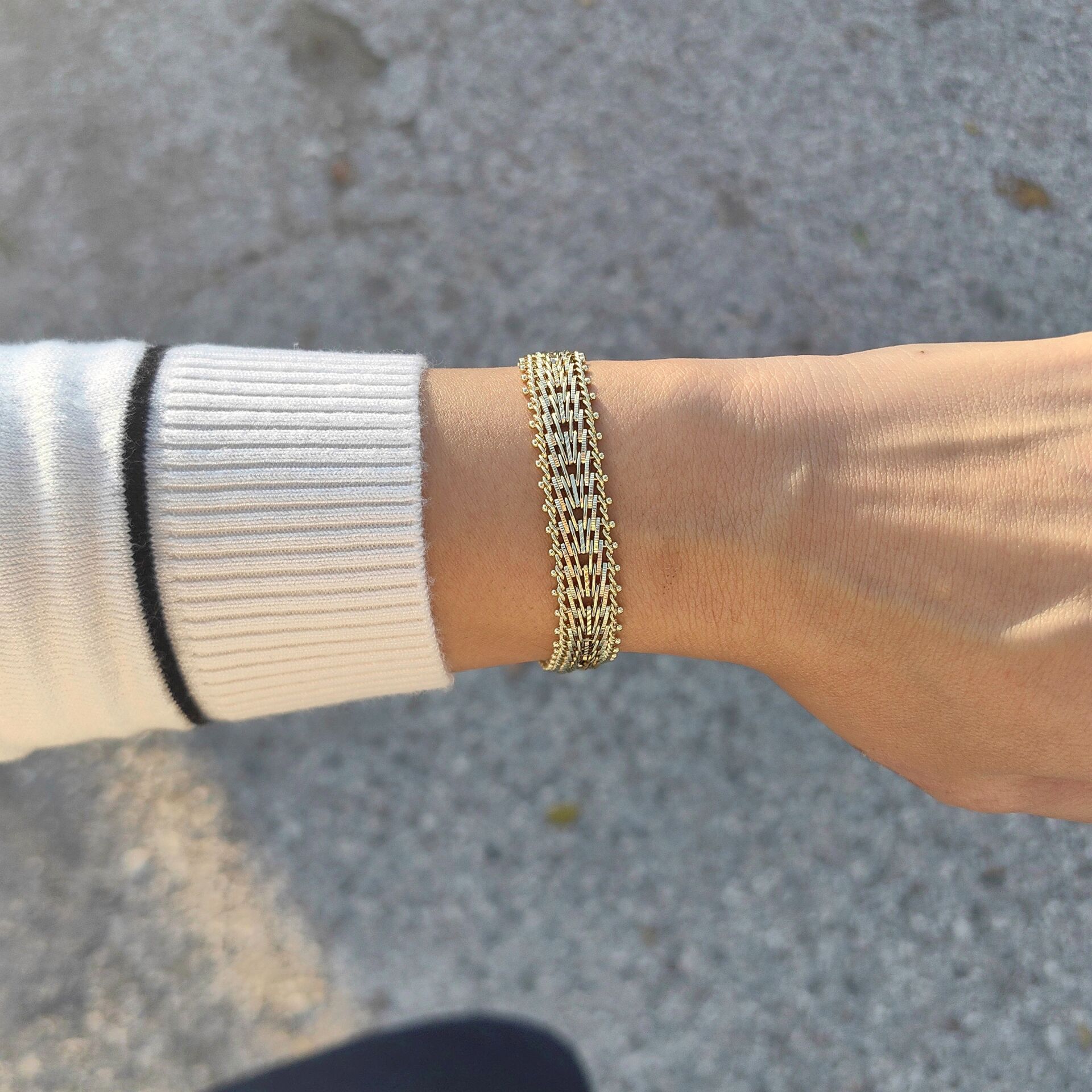 14K ALTIN KAPLAMA BİLEKLİK