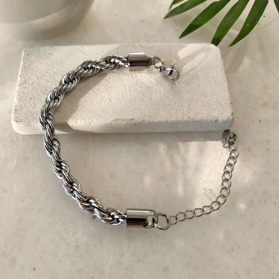 ÇELİK SİLVER BURGU BİLEKLİK