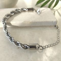 ÇELİK SİLVER BURGU BİLEKLİK