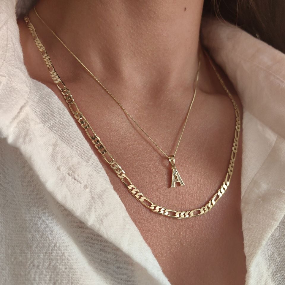 14K ALTIN KAPLAMA KLASİK KOMBİN