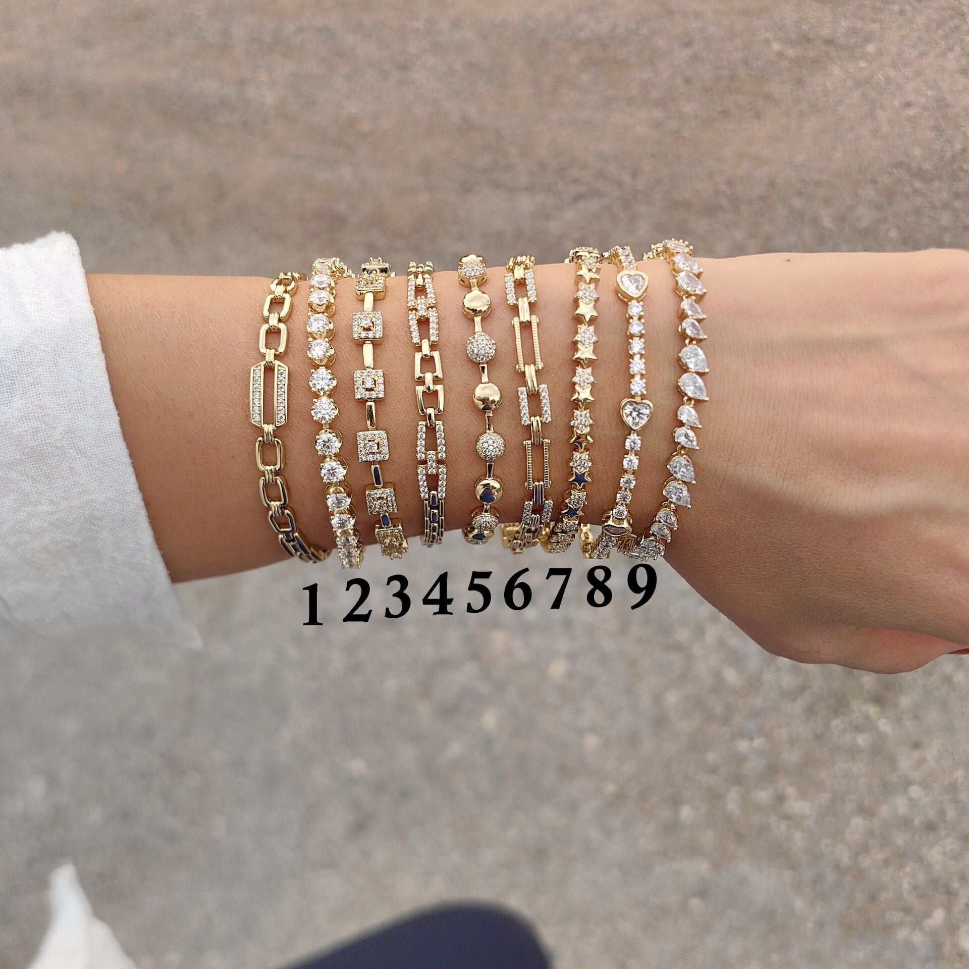 14K ALTIN KAPLAMA BİLEKLİKLER