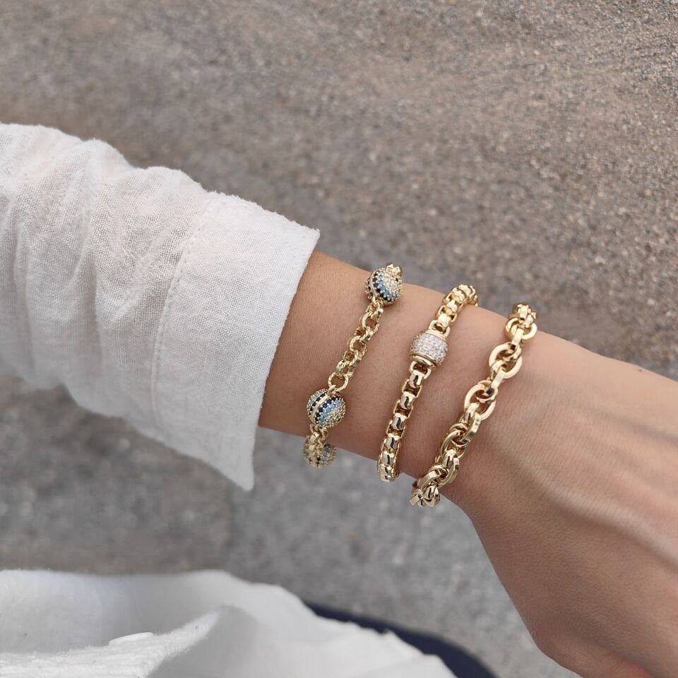 14K ALTIN KAPLAMA BİLEKLİKLER