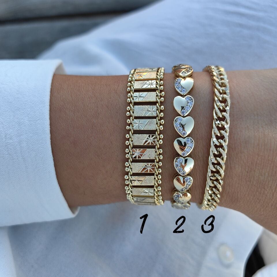 14 AYAR RENGİNDE GOLD BİLEKLİK