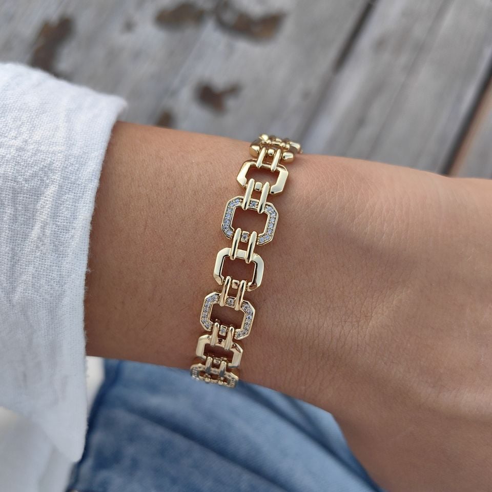 14K ALTIN KAPLAMA BİLEKLİKLER