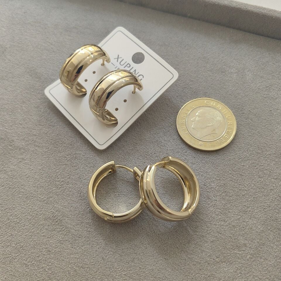 14K ALTIN KAPLAMA KÜPE