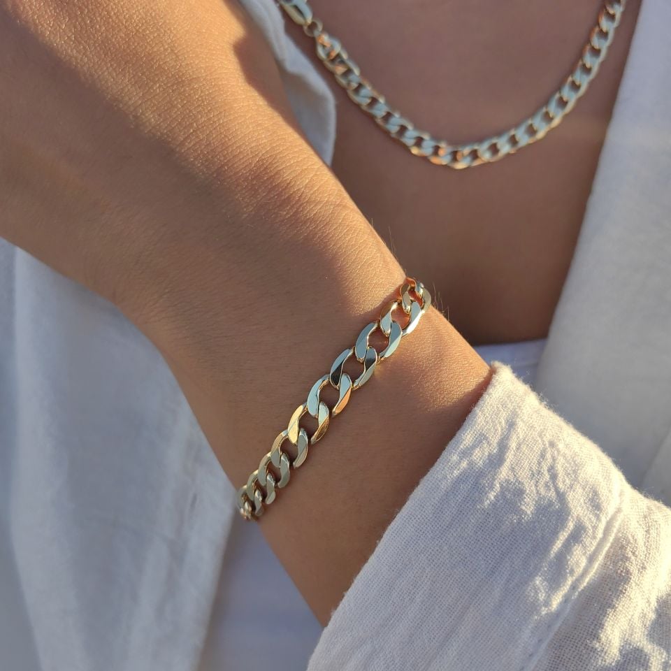 14K ALTIN KAPLAMA BİLEKLİKLER