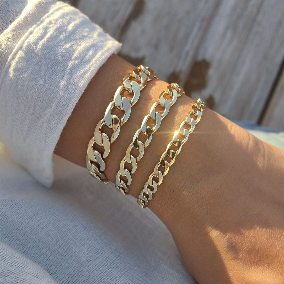 14K ALTIN KAPLAMA BİLEKLİKLER