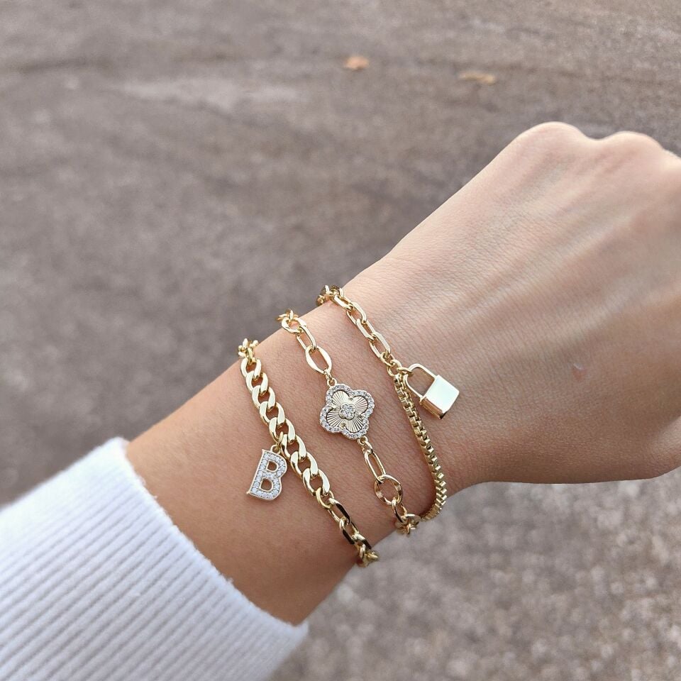 14K ALTIN KAPLAMA BİLEKLİKLER