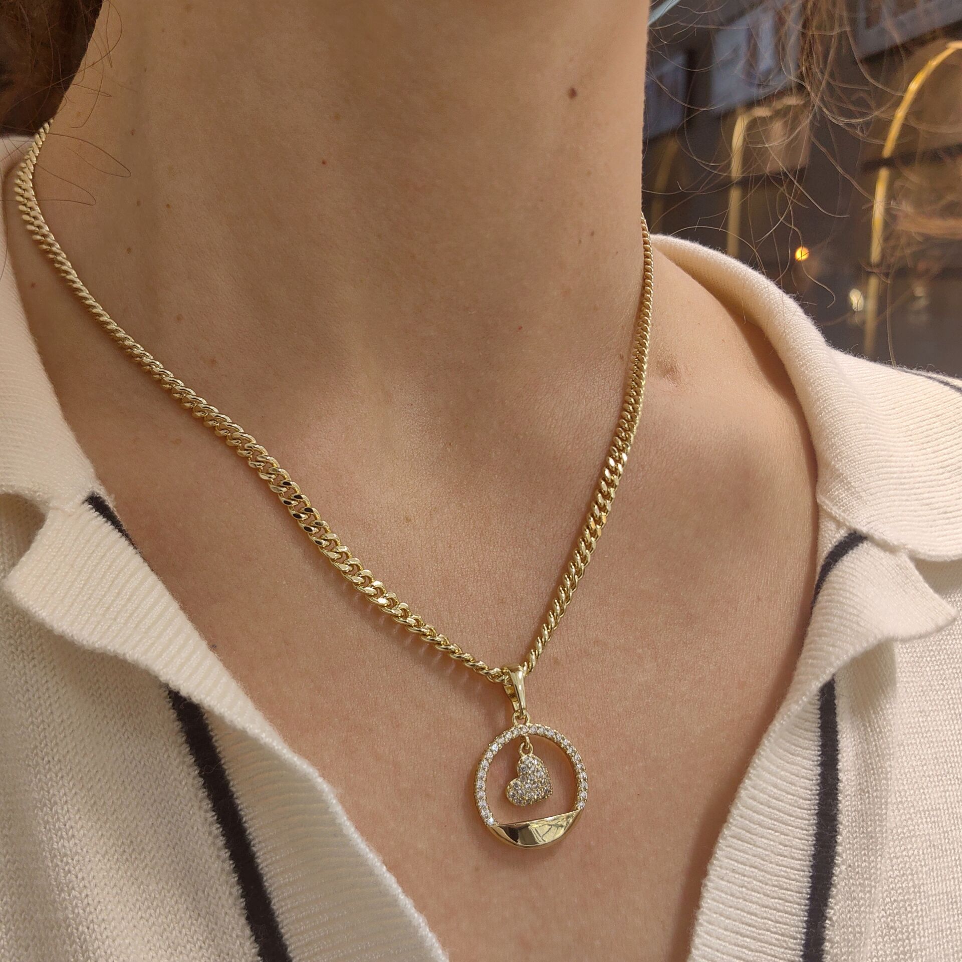 14K ALTIN KApLAMA KOLYE