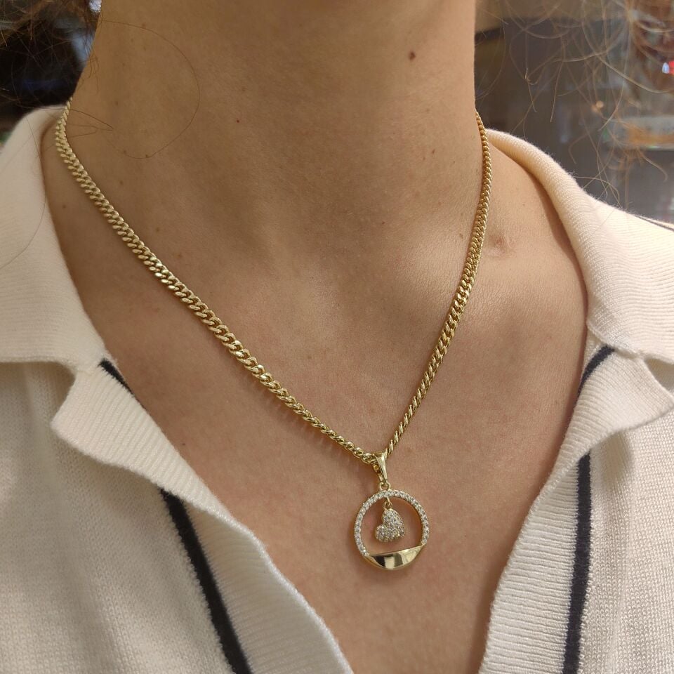 14K ALTIN KApLAMA KOLYE