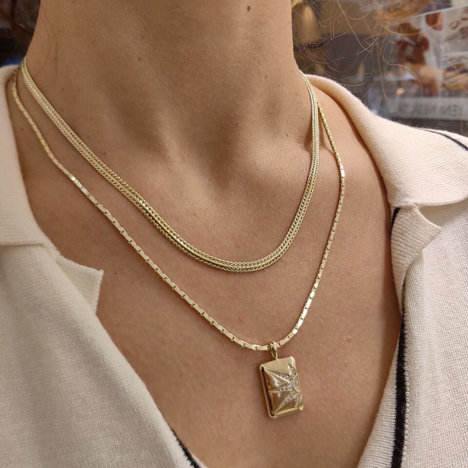 14K ALTIN KAPLAMA KOMBİN