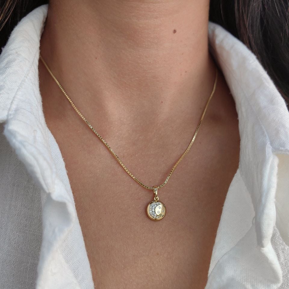 14K ALTIN KAPLAMA MOONLİGHT KOMBİN