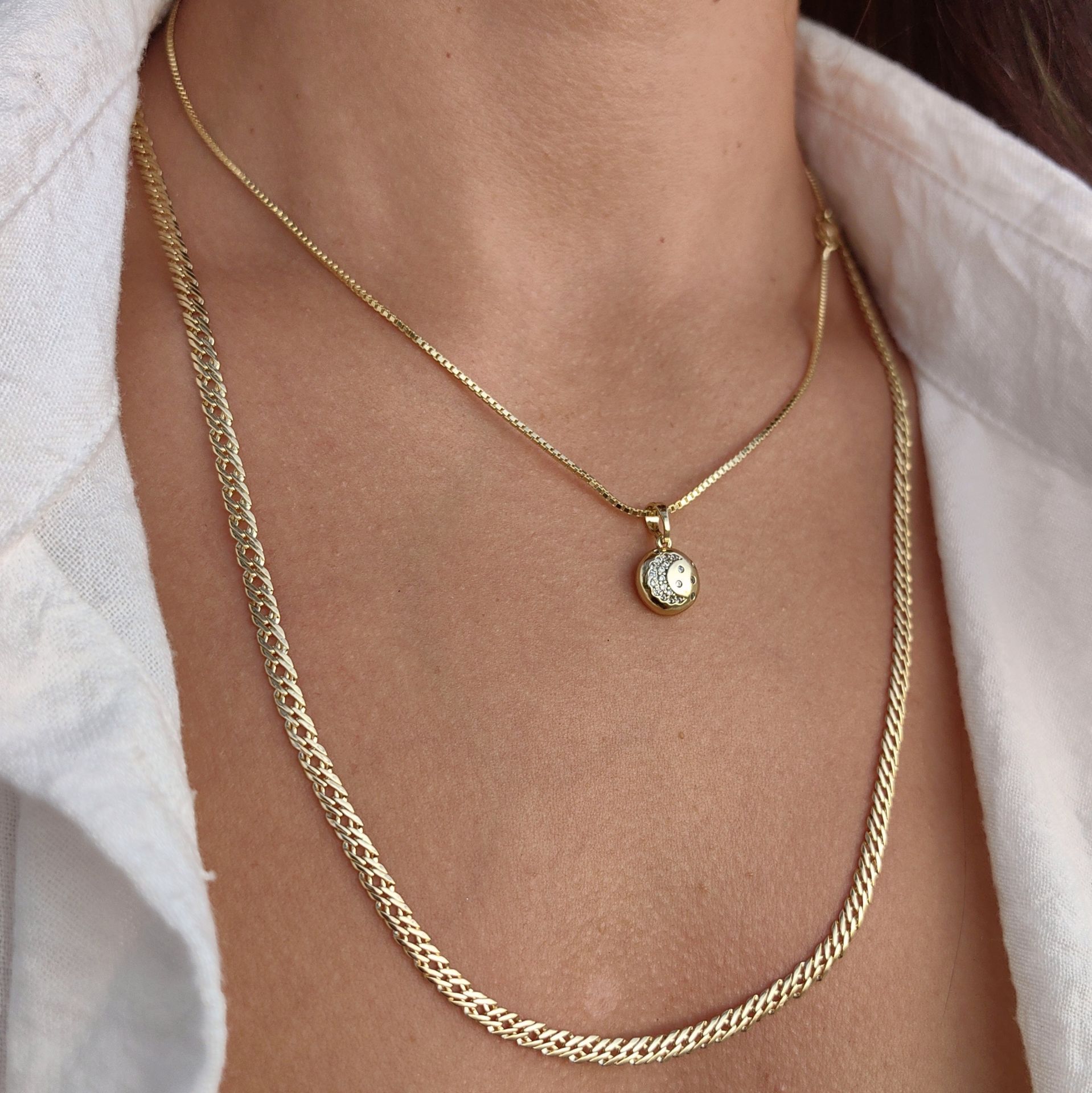 14K ALTIN KAPLAMA MOONLİGHT KOMBİN