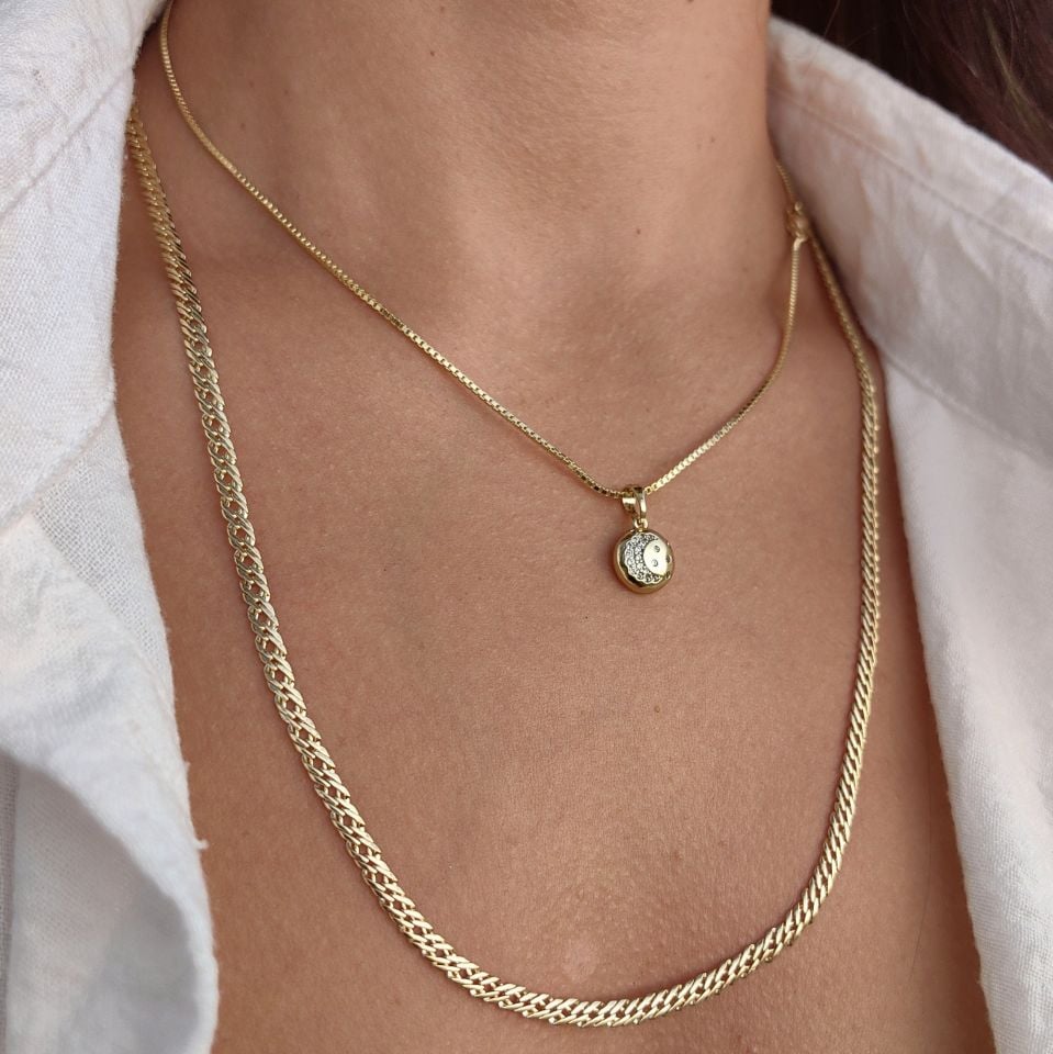 14K ALTIN KAPLAMA MOONLİGHT KOMBİN
