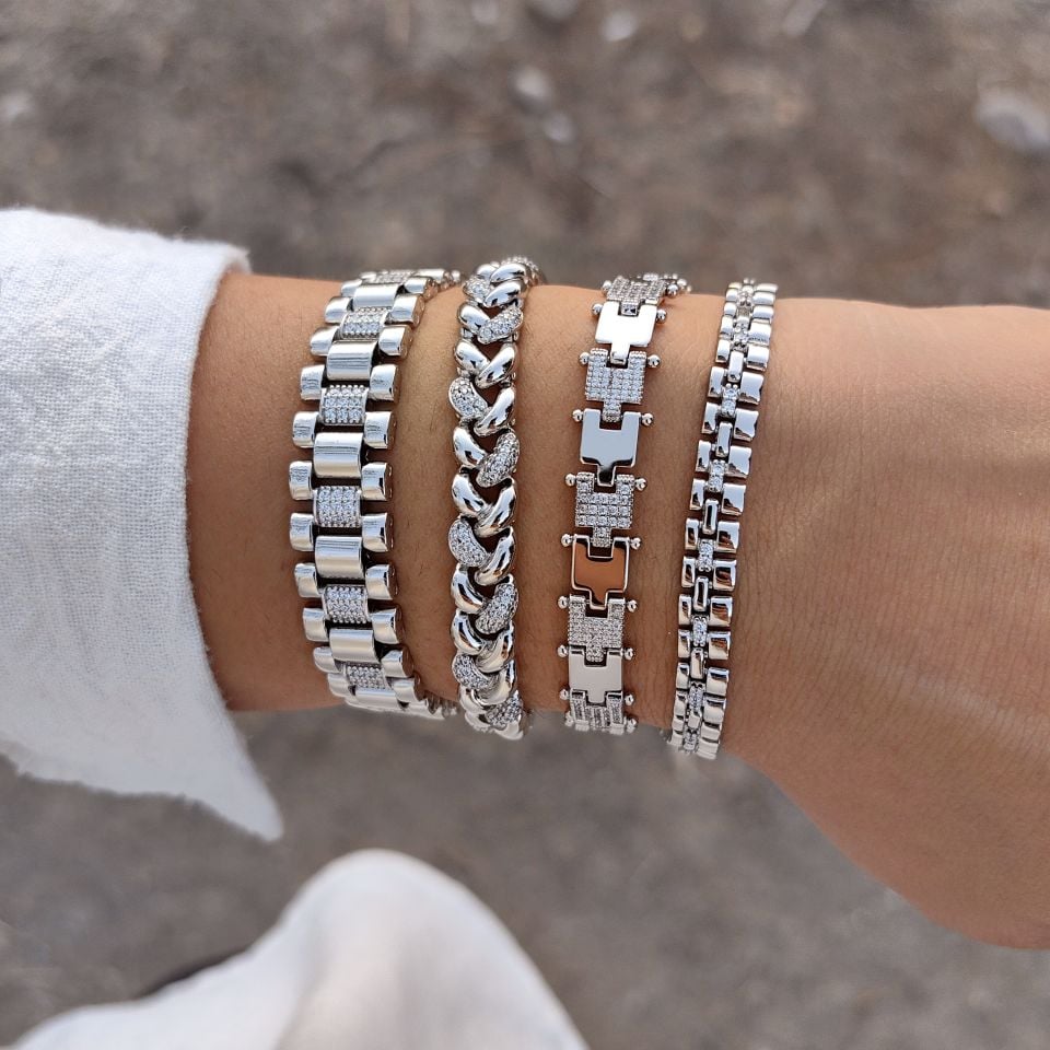 KUYUMCU İŞÇİLİĞİNDE SİLVER KAPLAMA BİLEKLİKLER