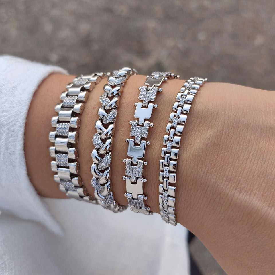 KUYUMCU İŞÇİLİĞİNDE SİLVER KAPLAMA BİLEKLİKLER