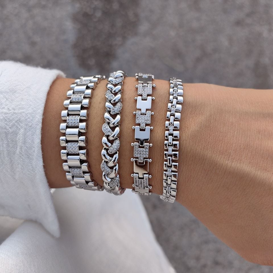 KUYUMCU İŞÇİLİĞİNDE SİLVER KAPLAMA BİLEKLİKLER