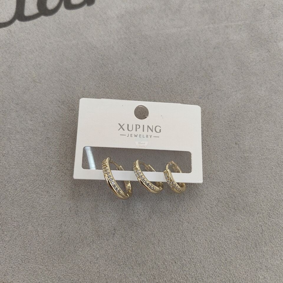 14K ALTIN KAPLAMA 3 BOY KÜPE