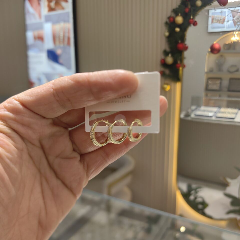 14K ALTIN KAPLAMA 3 BOY KÜPE