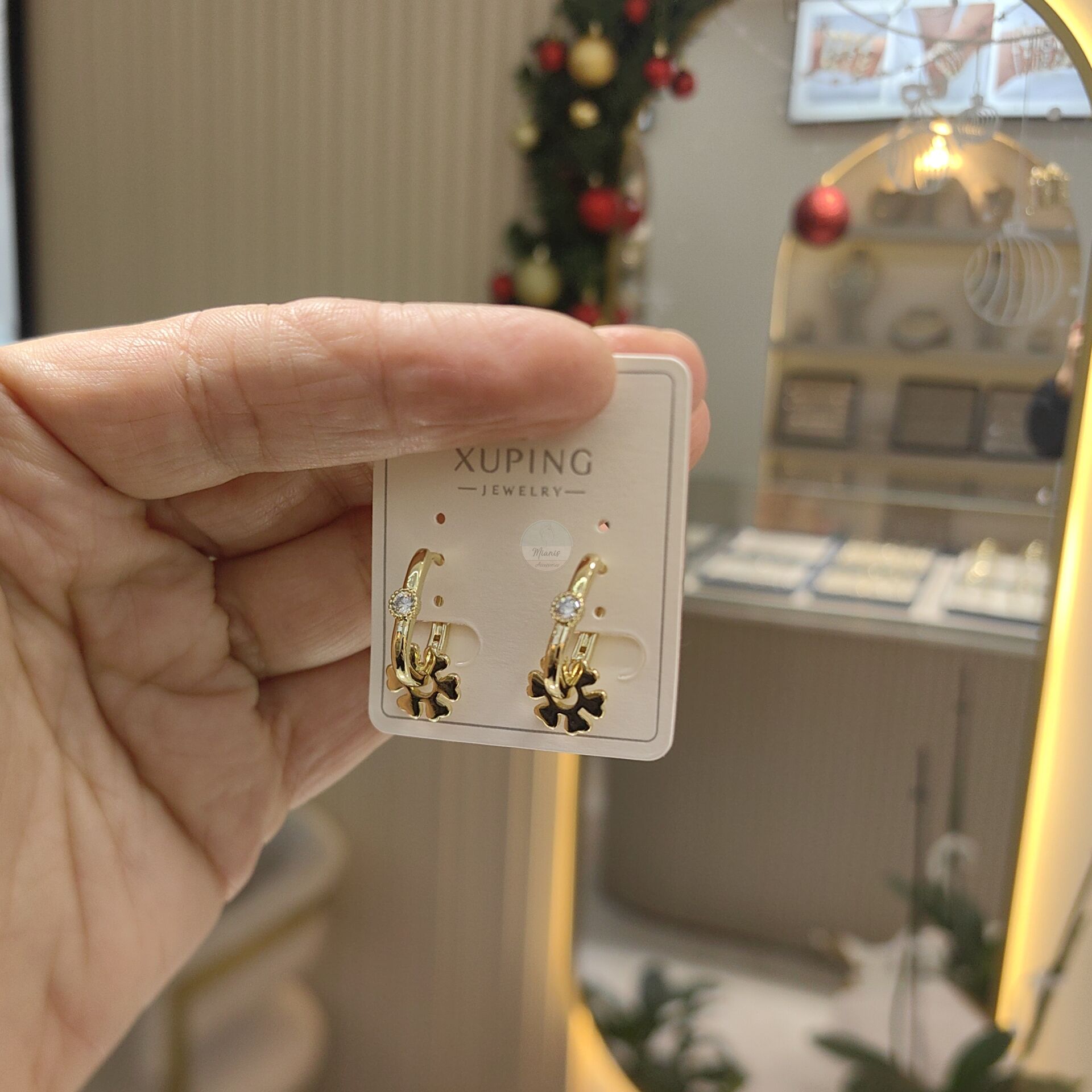 14K ALTIN KAPLAMA GÖÇMEN PIRPIR KÜPE