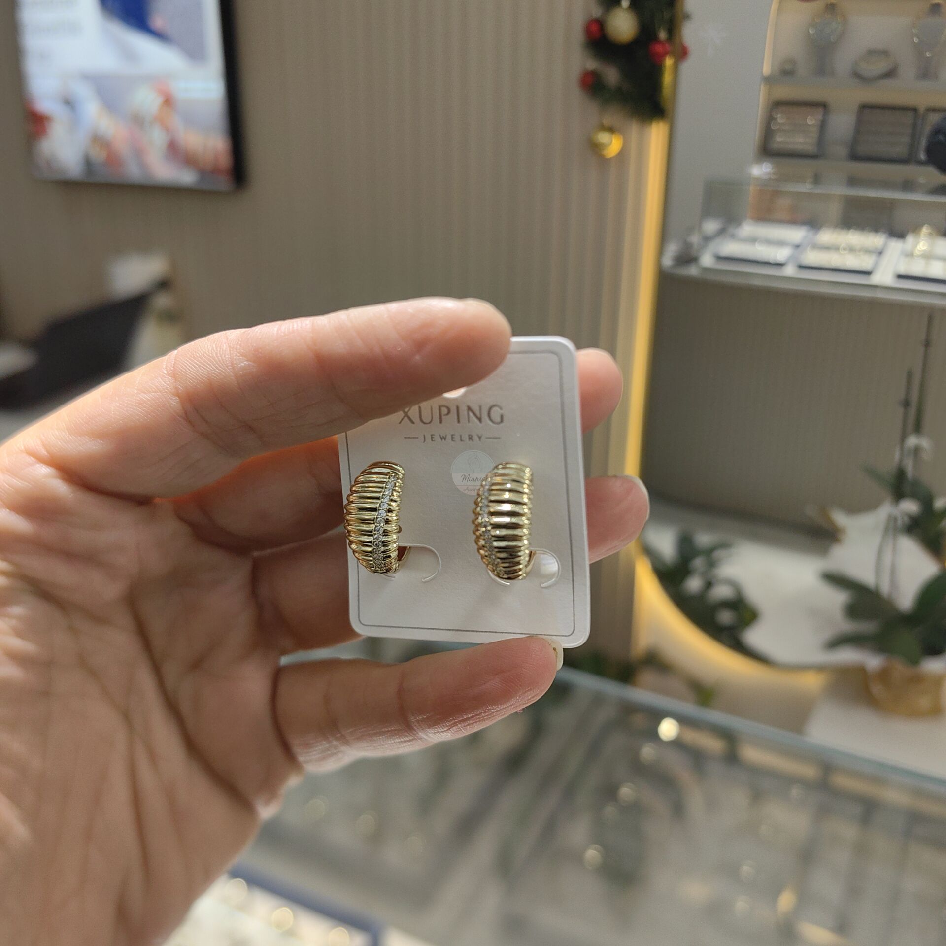 14K ALTIN KAPLAMA KÜPE