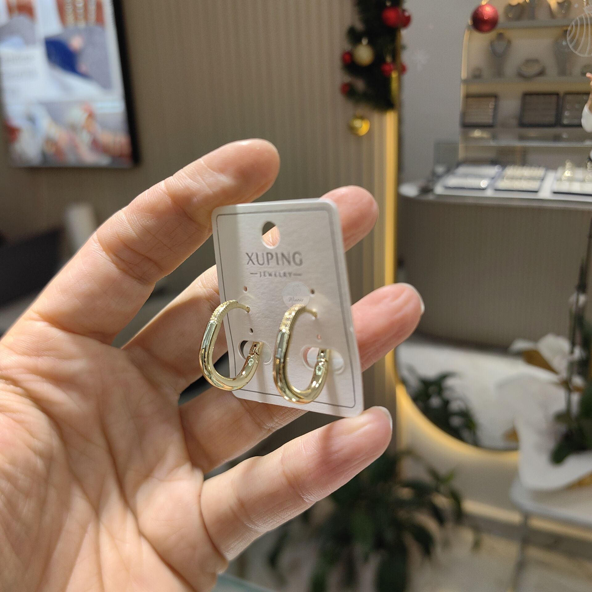 14K ALTIN KAPLAMA KÜPE