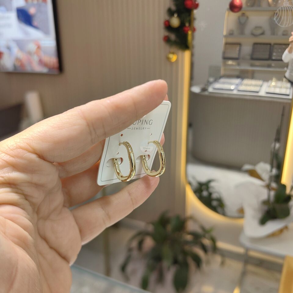 14K ALTIN KAPLAMA KÜPE