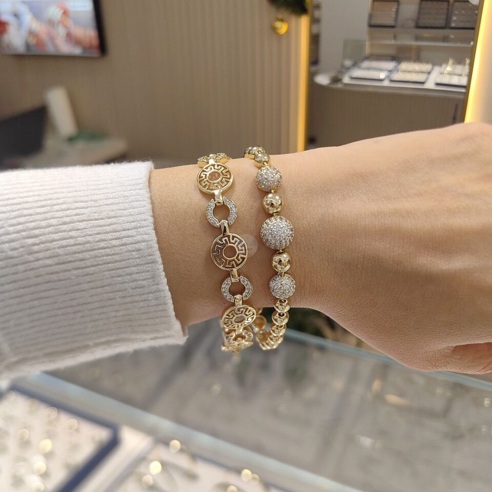 14K ALTIN KAPLAMA BİLEKLİKLER