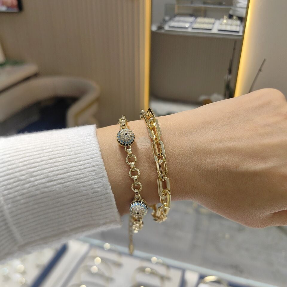 14K ALTIN KAPLAMA BİLEKLİKLER