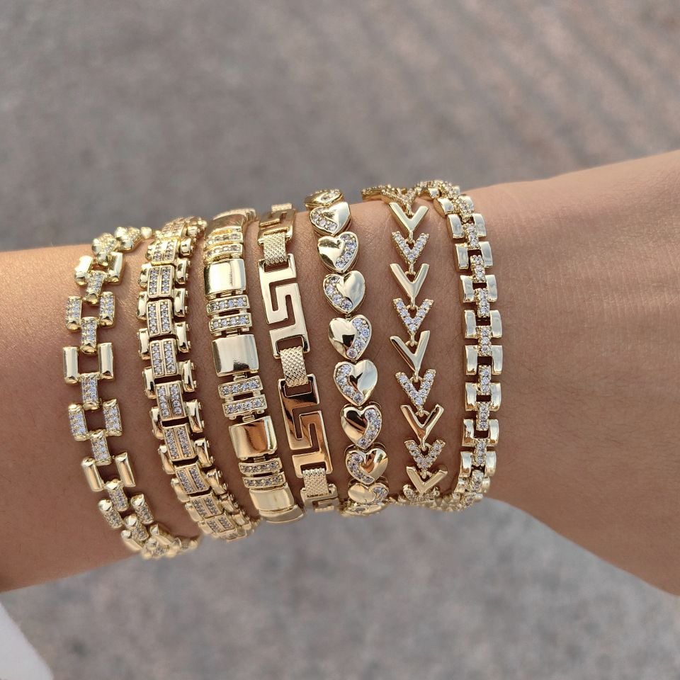 14K ALTIN KAPLAMA YENİ SEZON BİLEKLİKLER