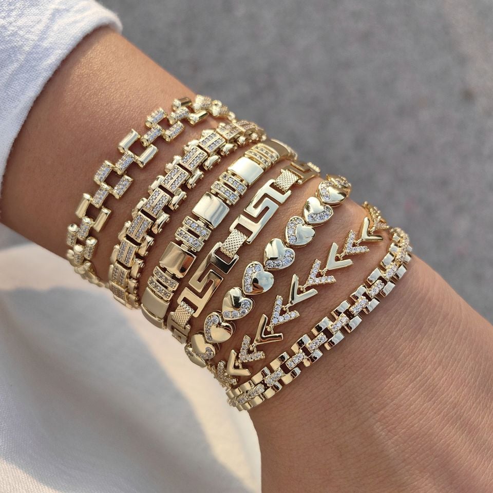 14K ALTIN KAPLAMA YENİ SEZON BİLEKLİKLER