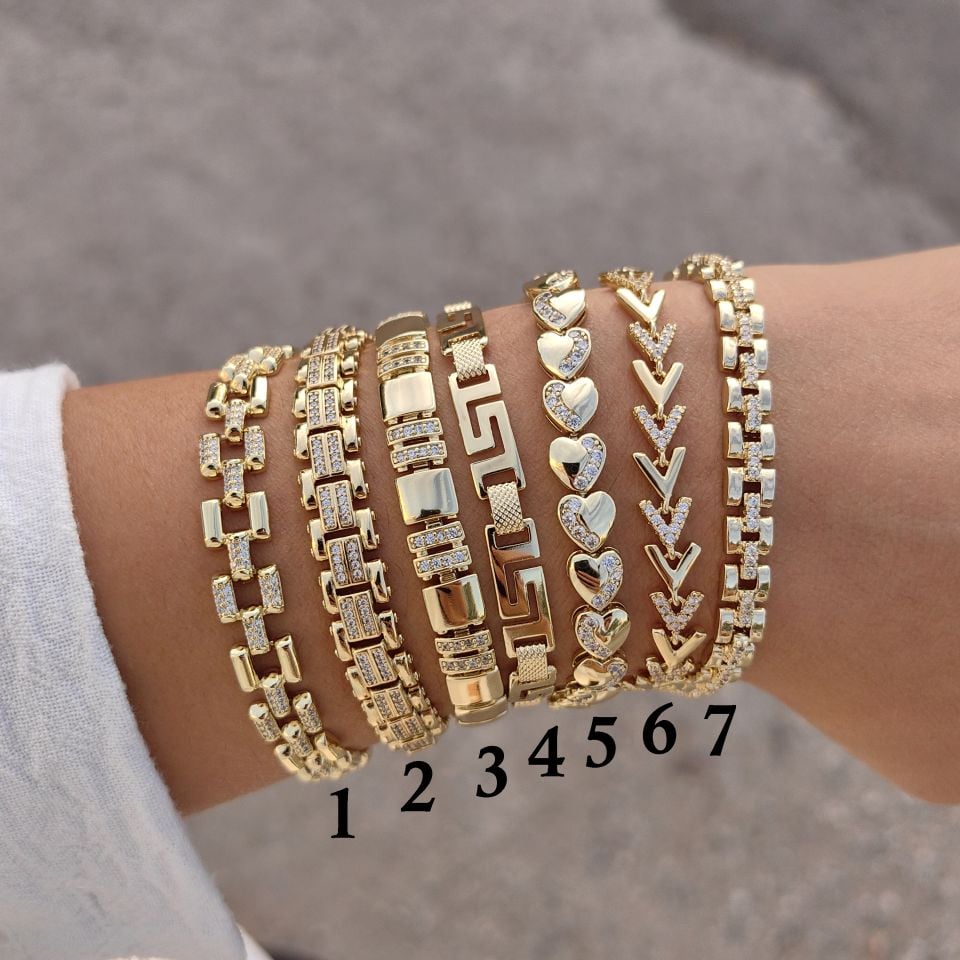 14K ALTIN KAPLAMA YENİ SEZON BİLEKLİKLER