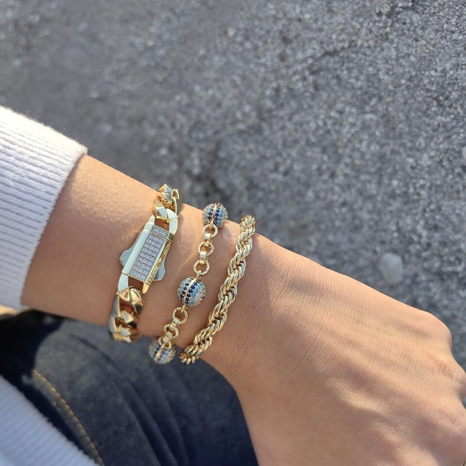 14K ALTIN KAPLAMA BİLEKLİKLER