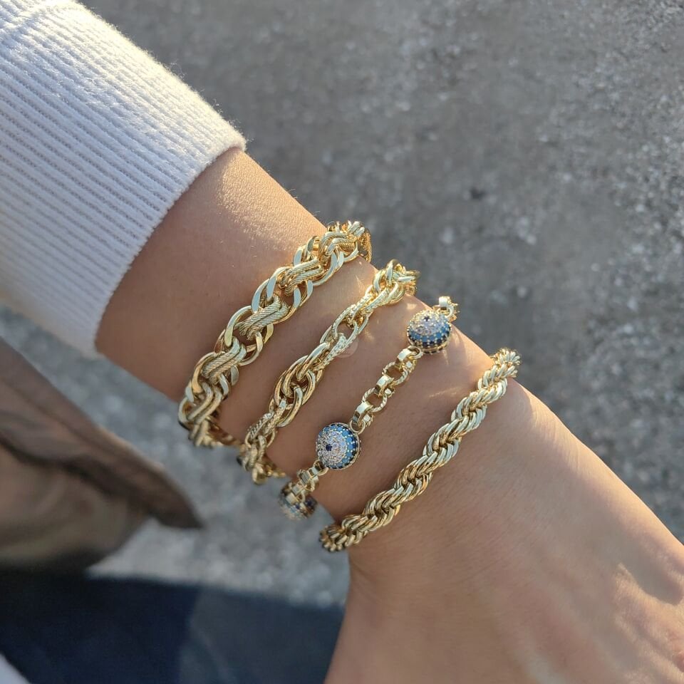 14K ALTIN KAPLAMA BİLEKLİKLER