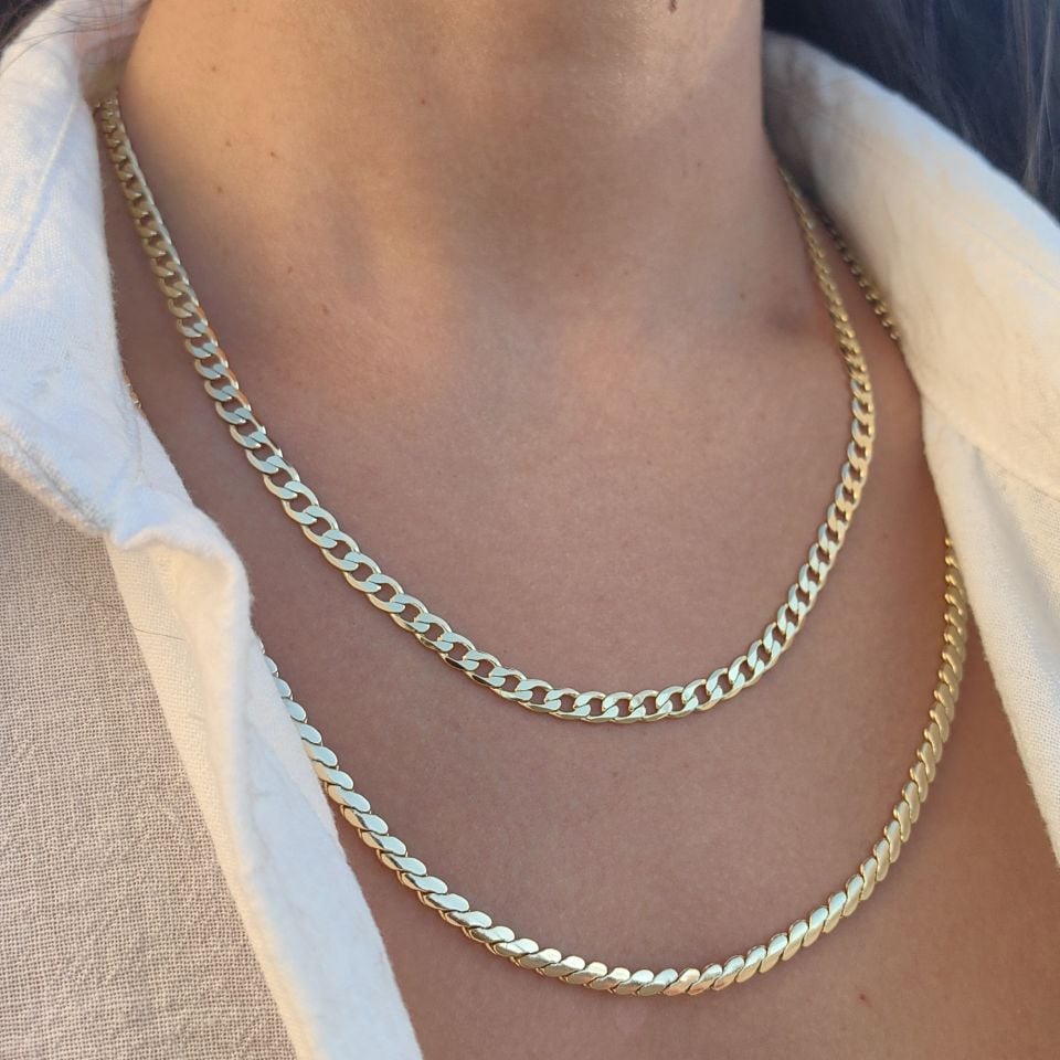 14K ALTIN KAPLAMA ZİNCİRLER