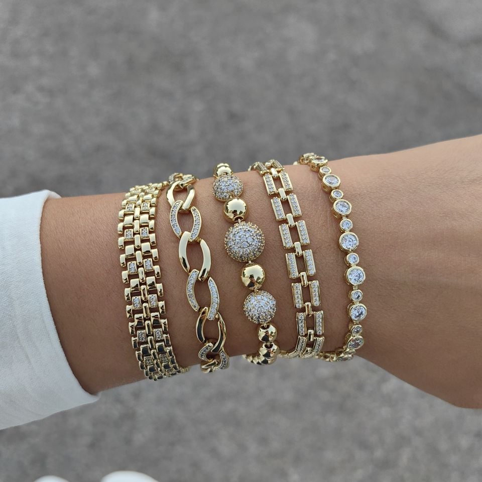 14K ALTIN KAPLAMA YENİ SEZON BİLEKLİKLER