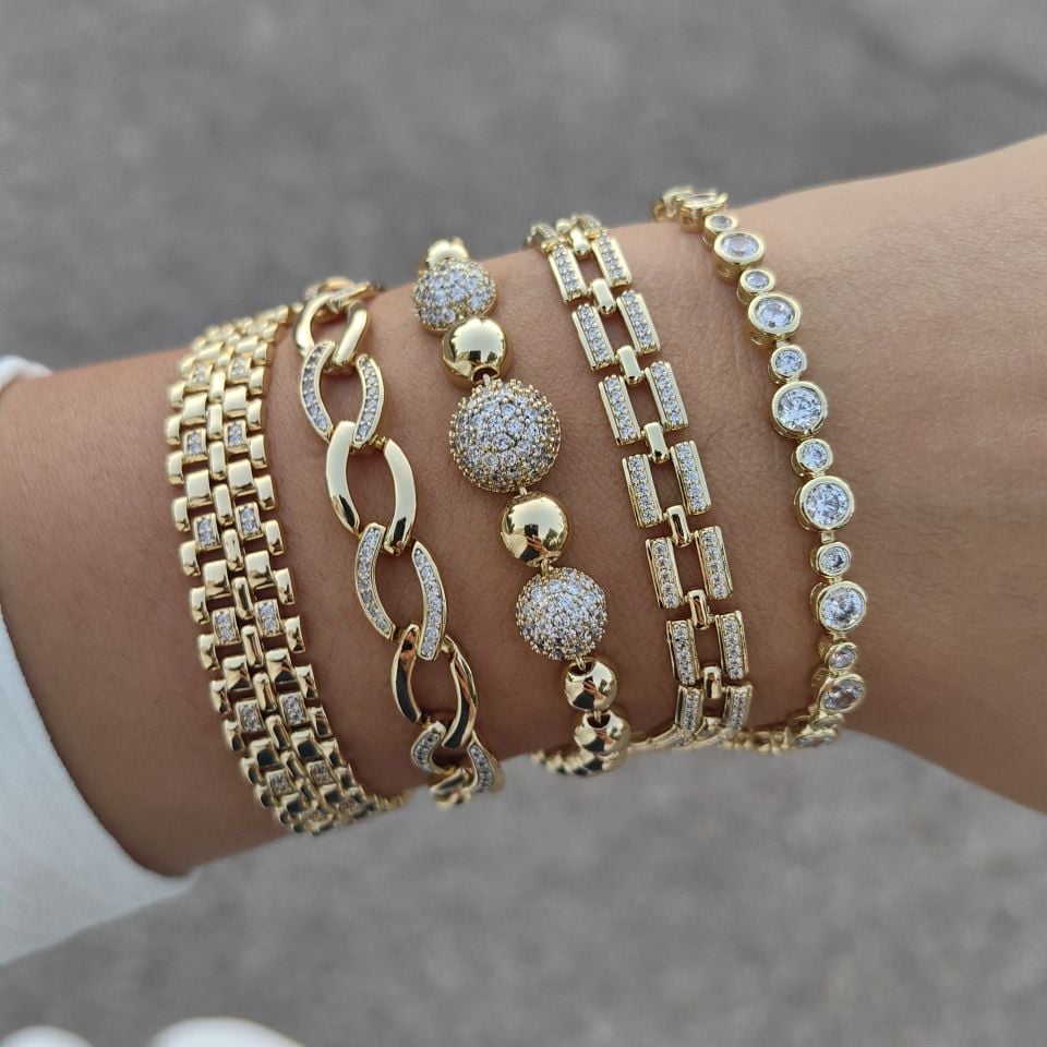 14K ALTIN KAPLAMA YENİ SEZON BİLEKLİKLER