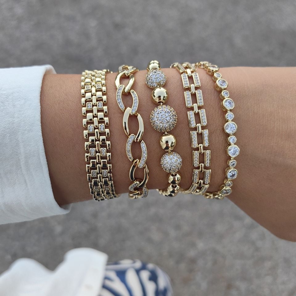 14K ALTIN KAPLAMA YENİ SEZON BİLEKLİKLER