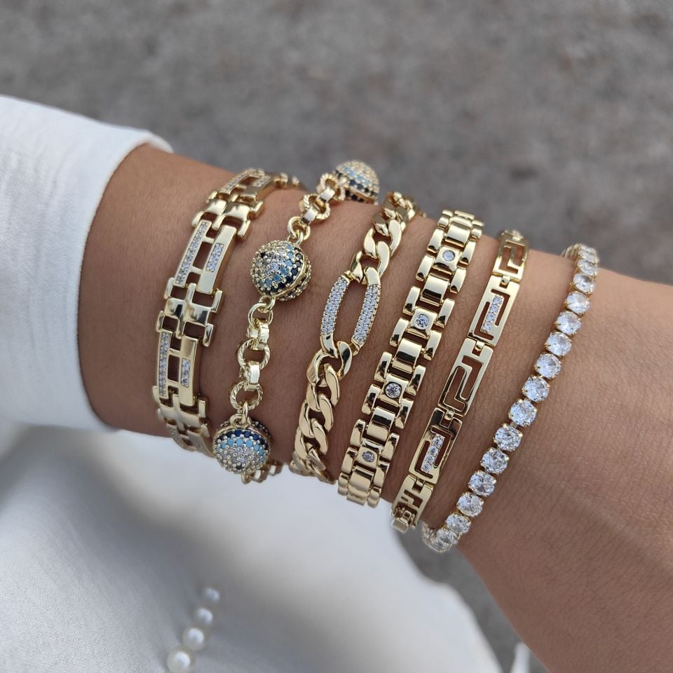 14k ALTIN KAPLAMA YENİ SEZON BİLEKLİKLER