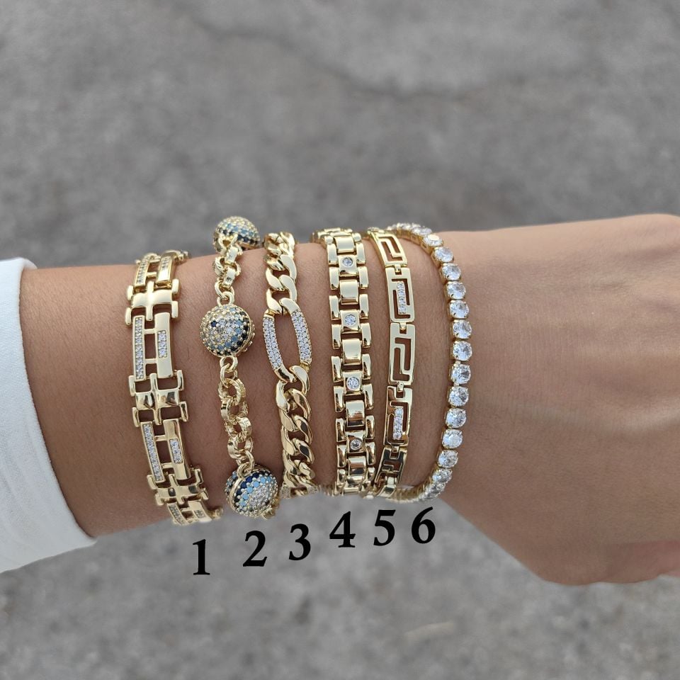 14k ALTIN KAPLAMA YENİ SEZON BİLEKLİKLER