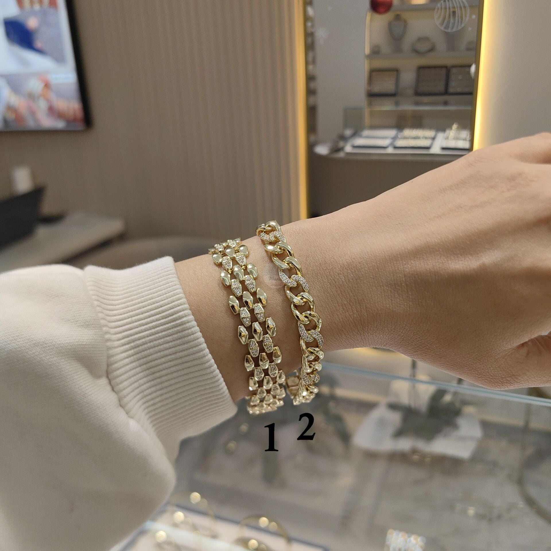 14K ALTIN KAPLAMA BİLEKLİKLER