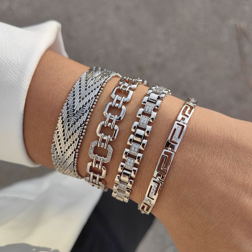 SİLVER KAPLAMA KUYUM MODEL BİLEKLİKLER