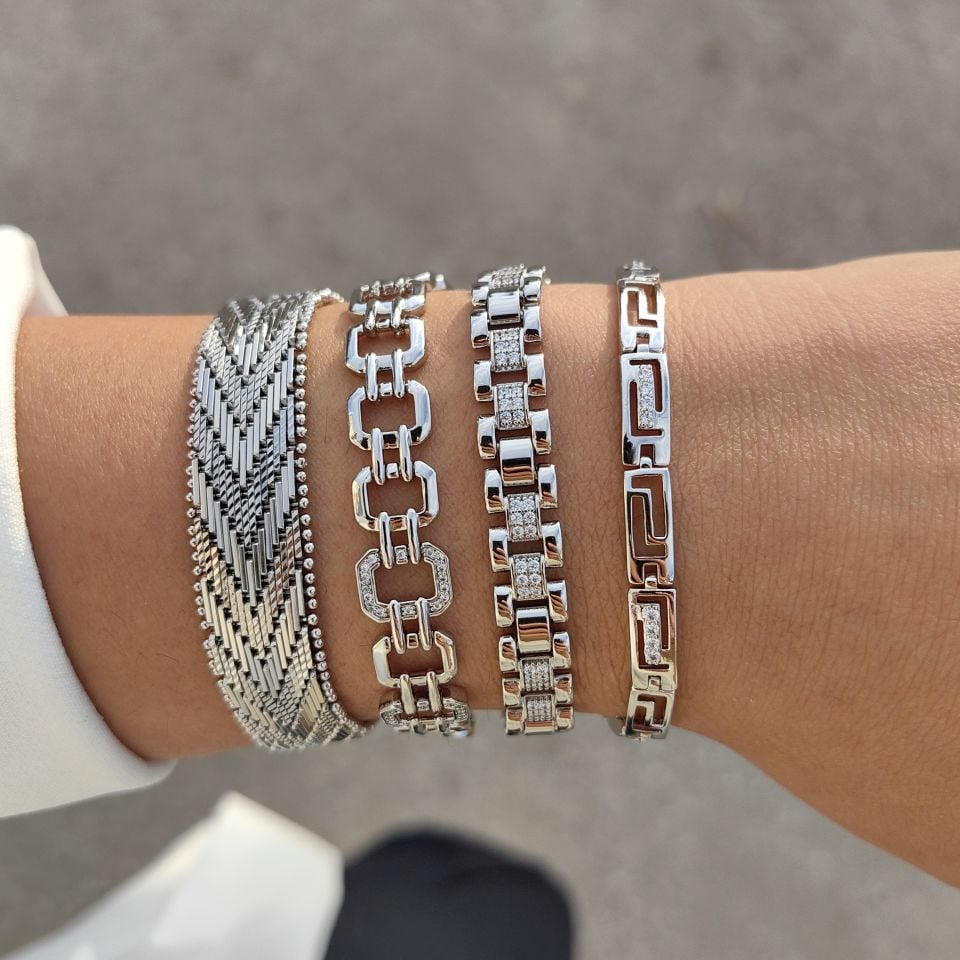 SİLVER KAPLAMA KUYUM MODEL BİLEKLİKLER